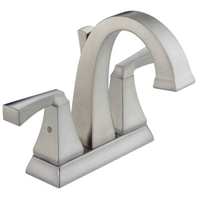 Delta Faucet DrydenE Two Handle Centerset Bathroom Faucet - Stainless
