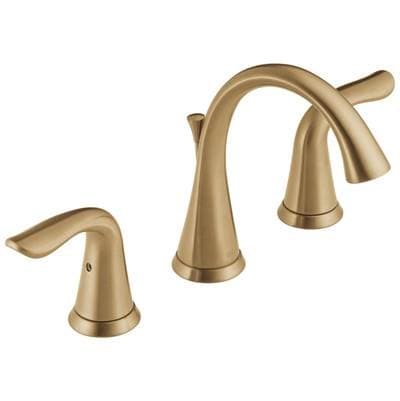 Delta Faucet Lahara Two Handle Widespread Bathroom Faucet - Champagne Bronze