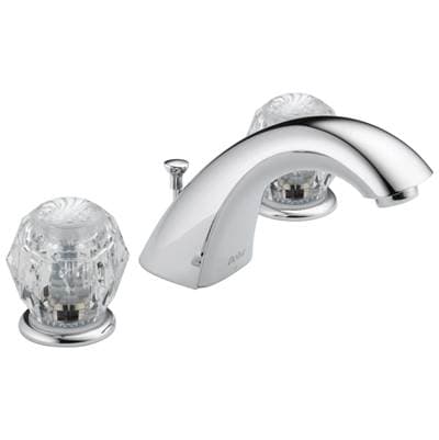 Delta Faucet Classic Two Handle Widespread Bathroom Faucet - Chrome