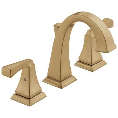 Delta Faucet DrydenE Two Handle Widespread Bathroom Faucet - Champagne Bronze