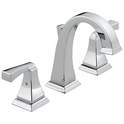 Delta Faucet DrydenE Two Handle Widespread Bathroom Faucet - Chrome