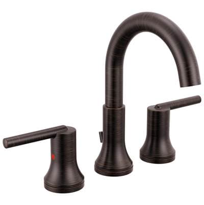 Delta Faucet Trinsic Two Handle Widespread Bathroom Faucet - Venetian Bronze