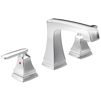 Delta Faucet Ashlyn Two Handle Widespread Bathroom Faucet with EZ Anchor - Chrome