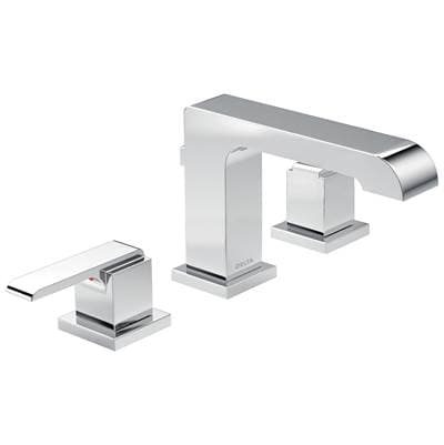 Delta Faucet Ara Two Handle Widespread Bathroom Faucet - Chrome