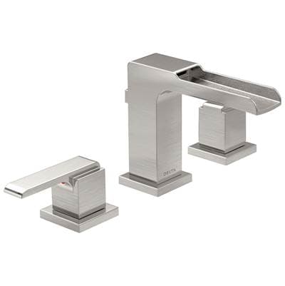 Delta Faucet Ara Two Handle Widespread Channel Bathroom Faucet - Stainless