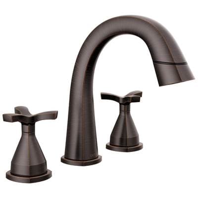 Delta Faucet Stryke Two Handle Widespread Pull Down Bathroom Faucet - Venetian Bronze