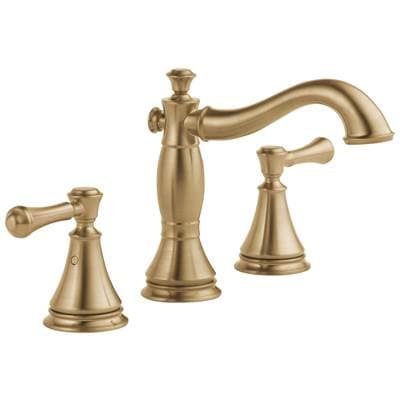Delta Faucet CassidyE Two Handle Widespread Bathroom Faucet - Champagne Bronze