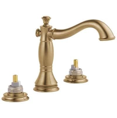 Delta Faucet CassidyE Two Handle Widespread Bathroom Faucet - Less Handles - Champagne Bronze