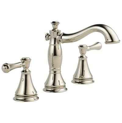 Delta Faucet CassidyE Two Handle Widespread Bathroom Faucet - Polished Nickel