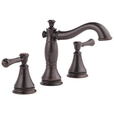 Delta Faucet CassidyE Two Handle Widespread Bathroom Faucet - Venetian Bronze