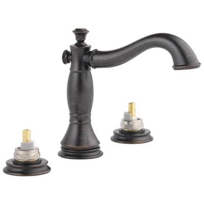 Delta Faucet CassidyE Two Handle Widespread Bathroom Faucet - Less Handles - Venetian Bronze