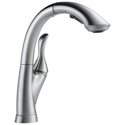 Delta Faucet LindenE Single Handle Pull-Out Kitchen Faucet - Arctic Stainless