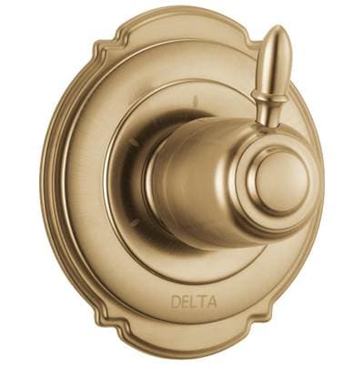 Delta Faucet Victorian 3-Setting 2-Port Diverter Trim - Champagne Bronze