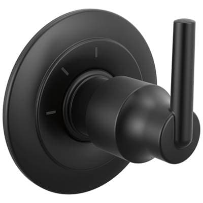 Delta Faucet Trinsic 3-Setting 2-Port Diverter Trim - Matte Black
