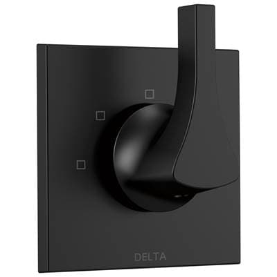 Delta Faucet Zura 3-Setting Diverter Trim - Matte Black