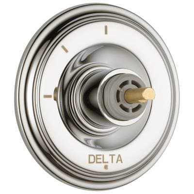 Delta Faucet CassidyE 3-Setting 2-Port Diverter Trim - Less Handle - Polished Nickel