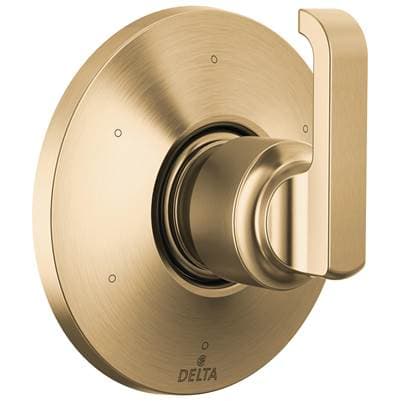 Delta Faucet TetraE 6-Setting Diverter Trim - Lumicoat Champagne Bronze