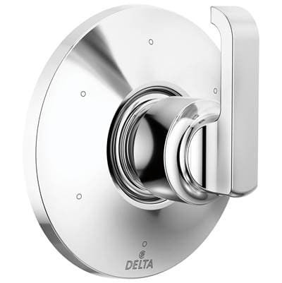 Delta Faucet TetraE 6-Setting Diverter Trim - Lumicoat Chrome