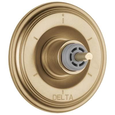 Delta Faucet CassidyE 6-Setting 3-Port Diverter Trim - Less Handle - Champagne Bronze
