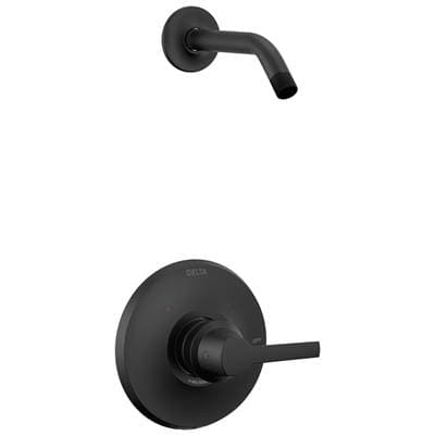 Delta Faucet GaleonE 14 Series Shower Trim - Less Head - Matte Black