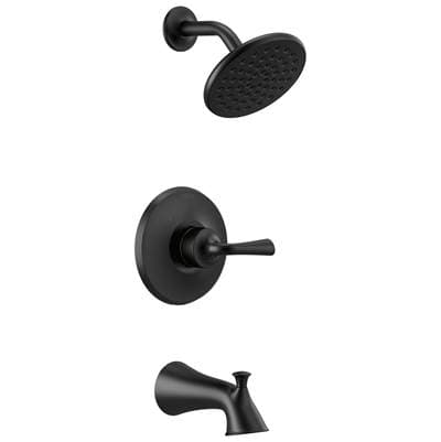 Delta Faucet KayraE Monitor 14 Series Tub & Shower Trim - Matte Black
