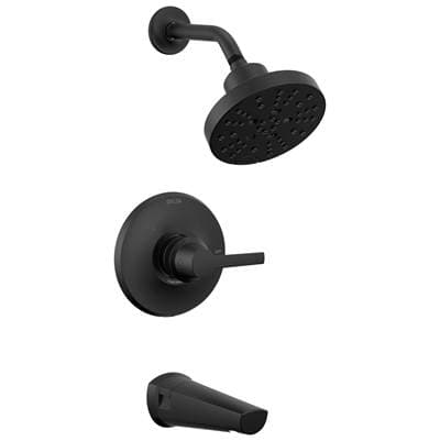 Delta Faucet GaleonE 14S Tub Shower Trim with H2OKinetic - Matte Black
