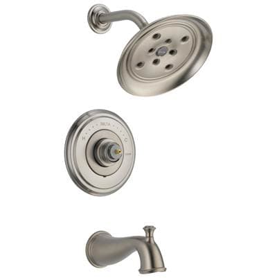 Delta Faucet CassidyE Monitor 14 Series H2OKineticTub & Shower Trim - Less Handle - Stainless