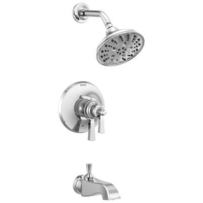 Delta Faucet DorvalE TempAssure 17T Series Tub & Shower Trim - Chrome