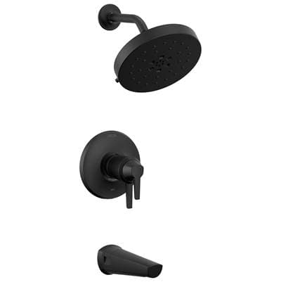 Delta Faucet GaleonE 17T S Tub Shower Trim with UltraSoak - Matte Black