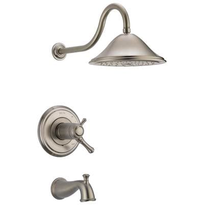 Delta Faucet CassidyE TempAssure 17T Series Tub & Shower Trim - Stainless