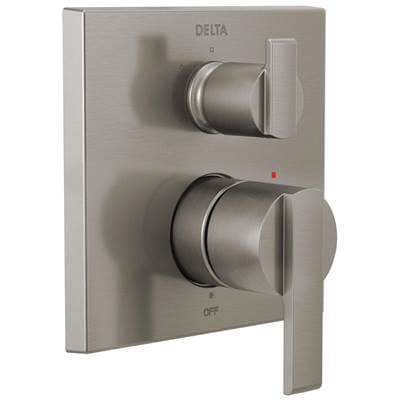 Delta Faucet Ara Angular Modern Monitor 14 Series Valve Trim with 3-Setting Integrated Diverter - Stainless