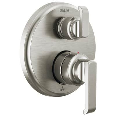 Delta Faucet TetraE 14 Series Integrated Diverter Trim with 3-Setting - Lumicoat Stainless