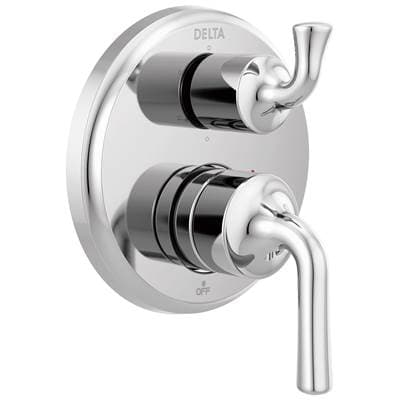 Delta Faucet KayraE Two-Handle Monitor 14 Series Valve Trim with 6-Setting Integrated Diverter - Chrome