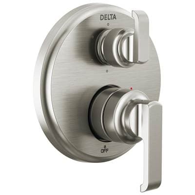 Delta Faucet TetraE 14 Series Integrated Diverter Trim with 6-Setting - Lumicoat Stainless