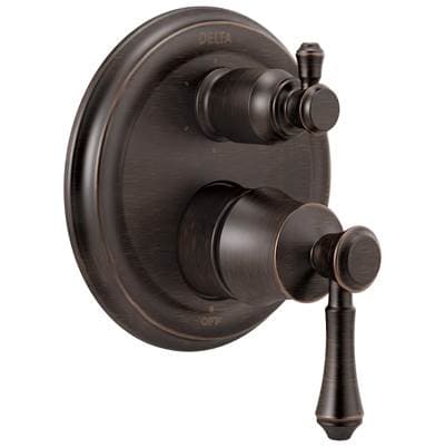 Delta Faucet CassidyE Traditional 2-Handle Monitor 14 Series Valve Trim with 6-Setting Integrated Diverter - Venetian Bronze