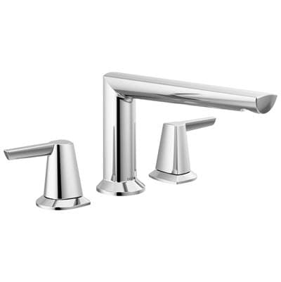 Delta Faucet GaleonE 3-Hole Roman Tub Trim - Lumicoat Chrome