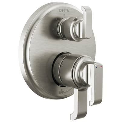 Delta Faucet TetraE 17 Series Integrated Diverter Trim with 3-Setting - Lumicoat Stainless