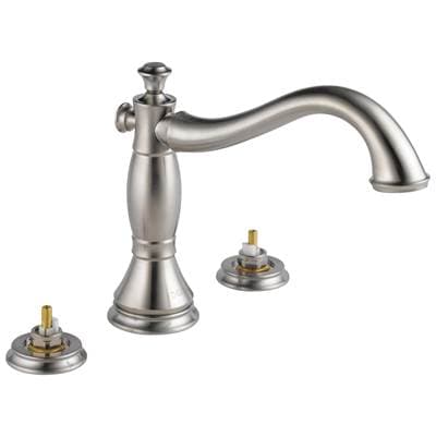 Delta Faucet CassidyE Roman Tub Trim - Less Handles - Stainless