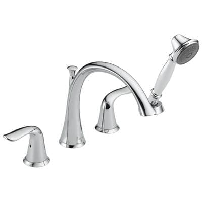 Delta Faucet Lahara Roman Tub with Handshower Trim - Chrome