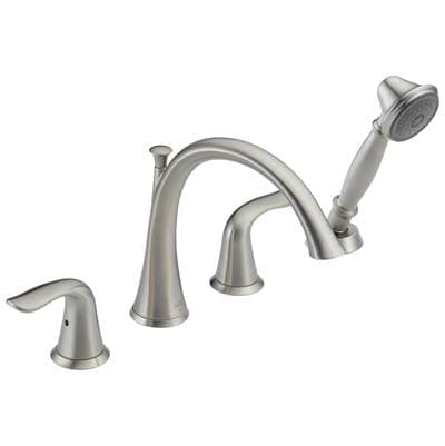 Delta Faucet Lahara Roman Tub with Handshower Trim - Stainless
