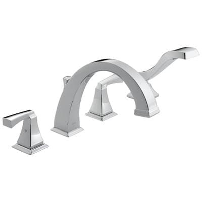 Delta Faucet DrydenE Roman Tub with Hand Shower Trim - Chrome