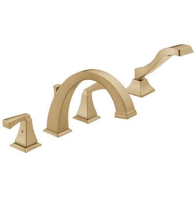 Delta Faucet DrydenE Roman Tub with Hand Shower Trim - Champagne Bronze