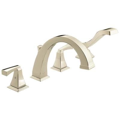 Delta Faucet DrydenE Roman Tub with Hand Shower Trim - Polished Nickel