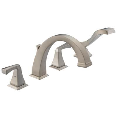Delta Faucet DrydenE Roman Tub with Hand Shower Trim - Stainless