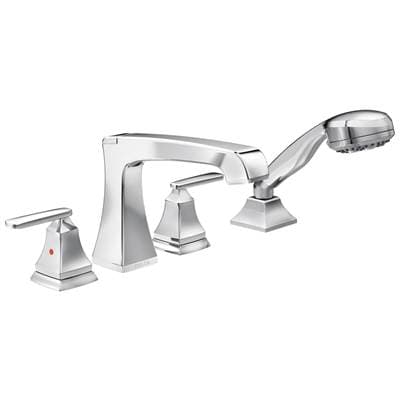 Delta Faucet Ashlyn Roman Tub with Hand Shower Trim - Chrome