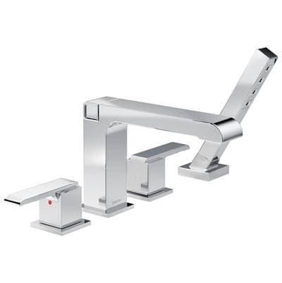 Delta Faucet Ara Roman Tub with Hand Shower Trim - Chrome