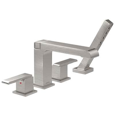 Delta Faucet Ara Roman Tub with Hand Shower Trim - Stainless