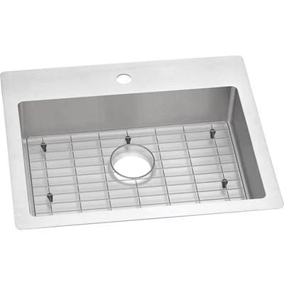Elkay 18 Gauge Stainless Steel 25'' X 22'' X 6'' Single Bowl Dual Mount Kitchen Sink Kit -... by Elkay