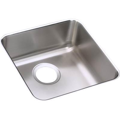 18 Gauge Stainless Steel 14.5'' x 14.5'' x 7'' Single Bowl Undermount Kitchen Sink by Elkay