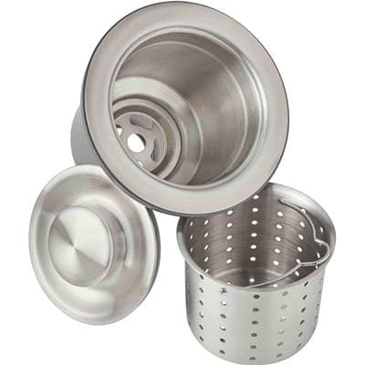 Elkay 3-1/2'' Drain Fitting Deep Strainer Basket - Brushed by Elkay